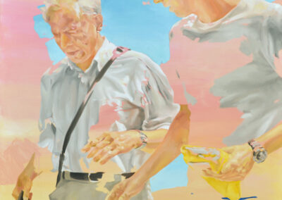 Konstruierte Masse, 2016, oil on canvas, 160 x 150 cm