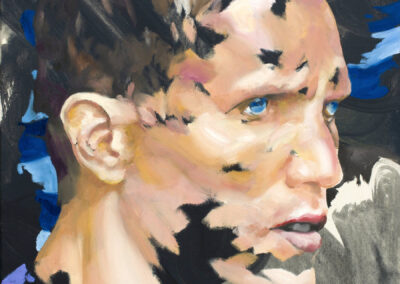 chocolate chip, 2017, oil on canvas, 80 x 60 cm