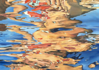 overflow, 2018, oil on canvas, 180 x 140 cm