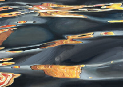 overflow, 2018, oil on canvas, 140 x 100 cm