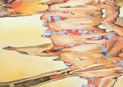 overflow, 2019, oil on canvas, 140 x 100 cm