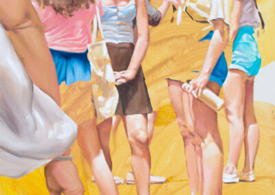street romance, 2020, oil on canvas, 80 x 60 cm