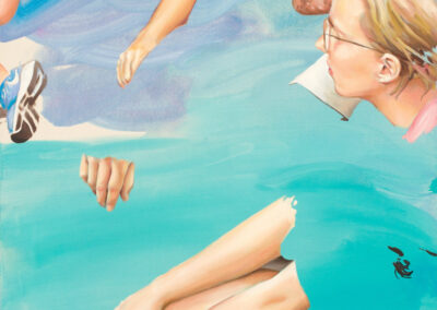 street romance, 2020, oil on canvas, 140 x 100 cm