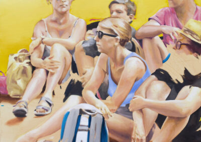 street romance, 2019, oil on canvas, 80 x 60 cm