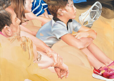 street romance, 2020, oil on canvas, 140 x 120 cm