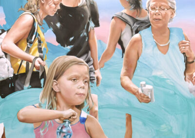 street romance, 2020, oil on canvas, 140 x 120 cm