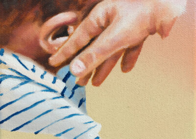 street romance, 2020, oil on canvas, 20 x 18 cm