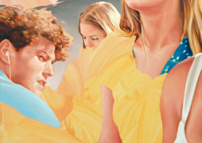 street romance, 2020, oil on canvas, 140 x 120 cm